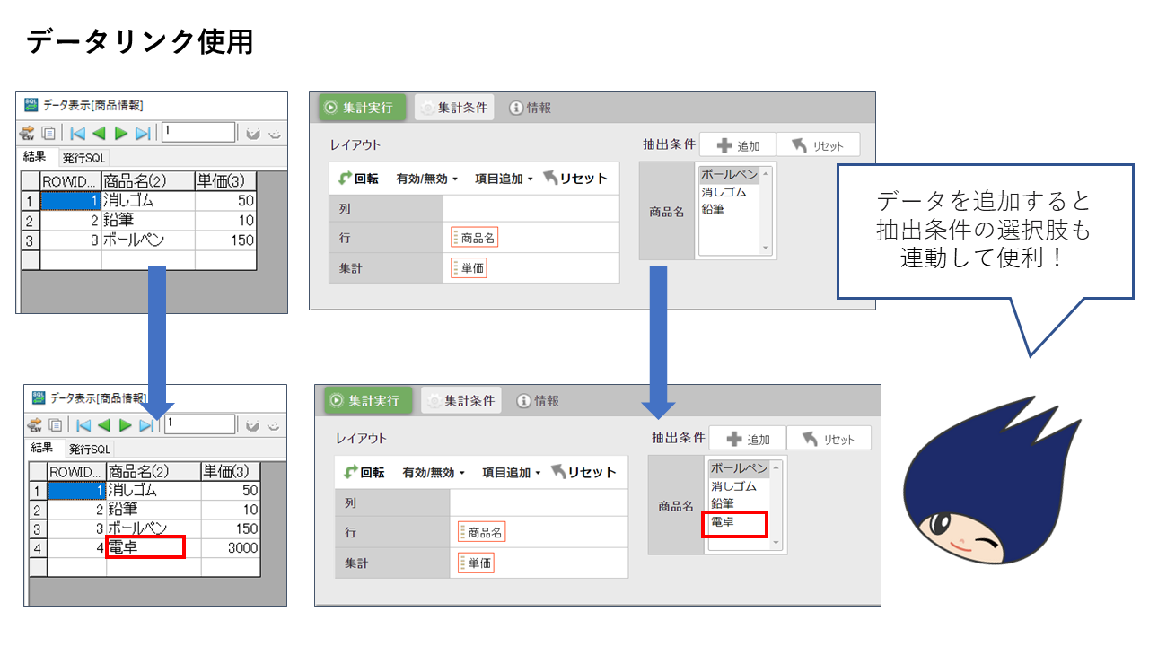 抽出条件の選択肢を動的に取得したい | WingArc TECH BLOG