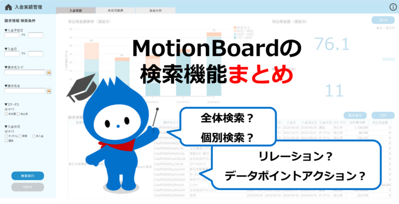 MotionBoardの検索機能まとめ