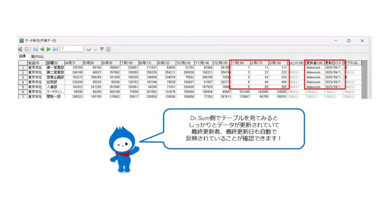 実際に更新してみる