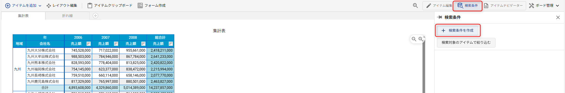 検索条件を設定しよう